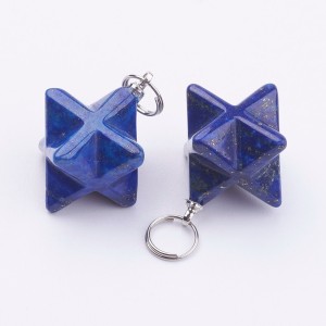 Lapis Merkaba Pendant 2cm